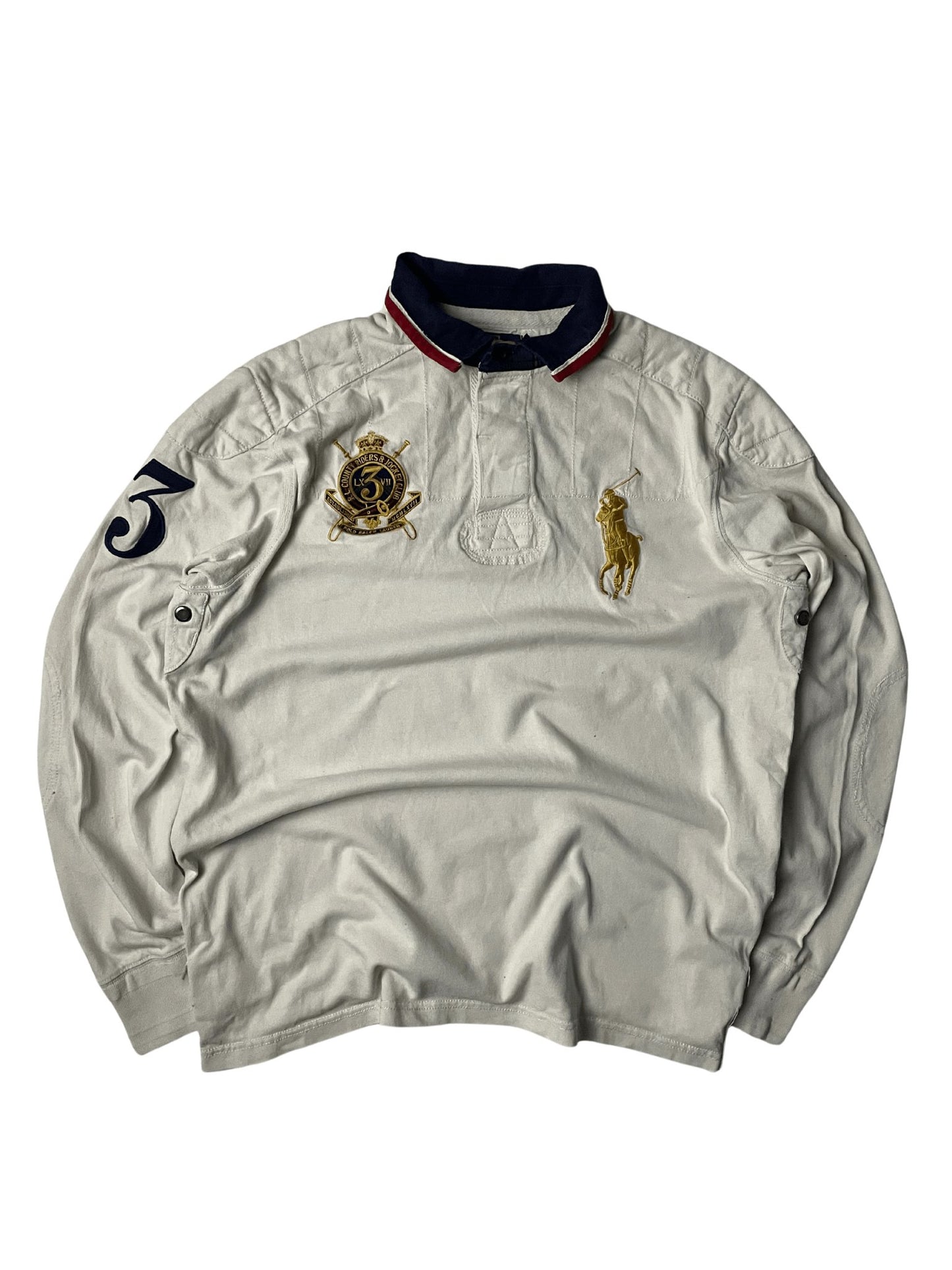 Ralph Lauren Langarm Poloshirt (L) - Classic Charms